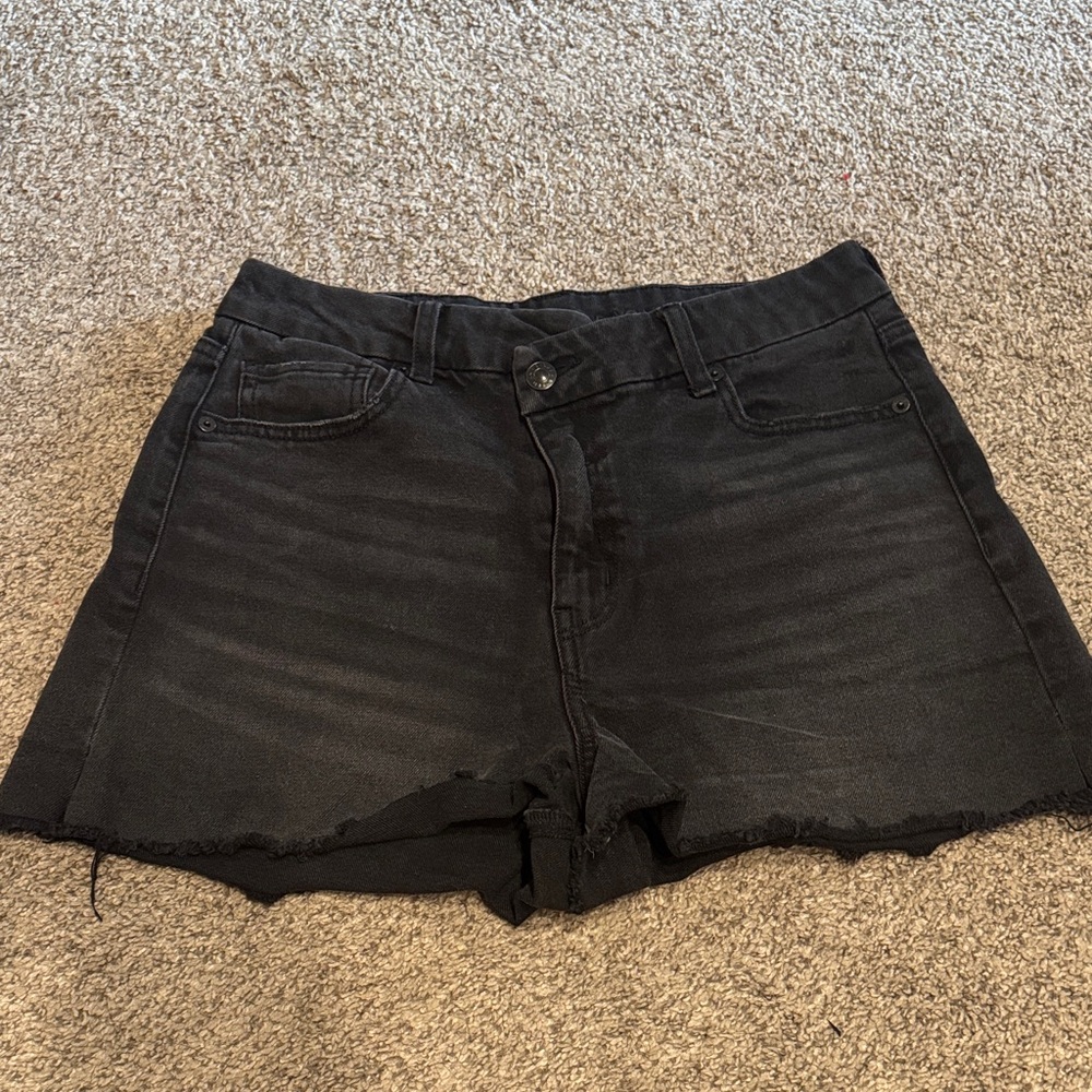 American Eagle Outfitters Black Jean Shorts